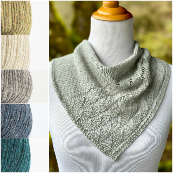 Making Waves Cowl in Tosh Pebble